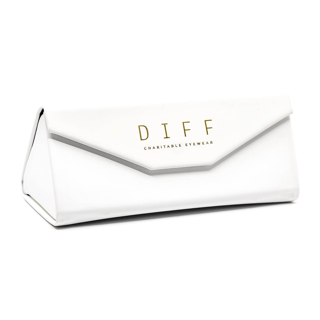 White Folding Case – DIFF Eyewear