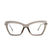 Color swatch for mila - vintage crystal + blue light technology glasses