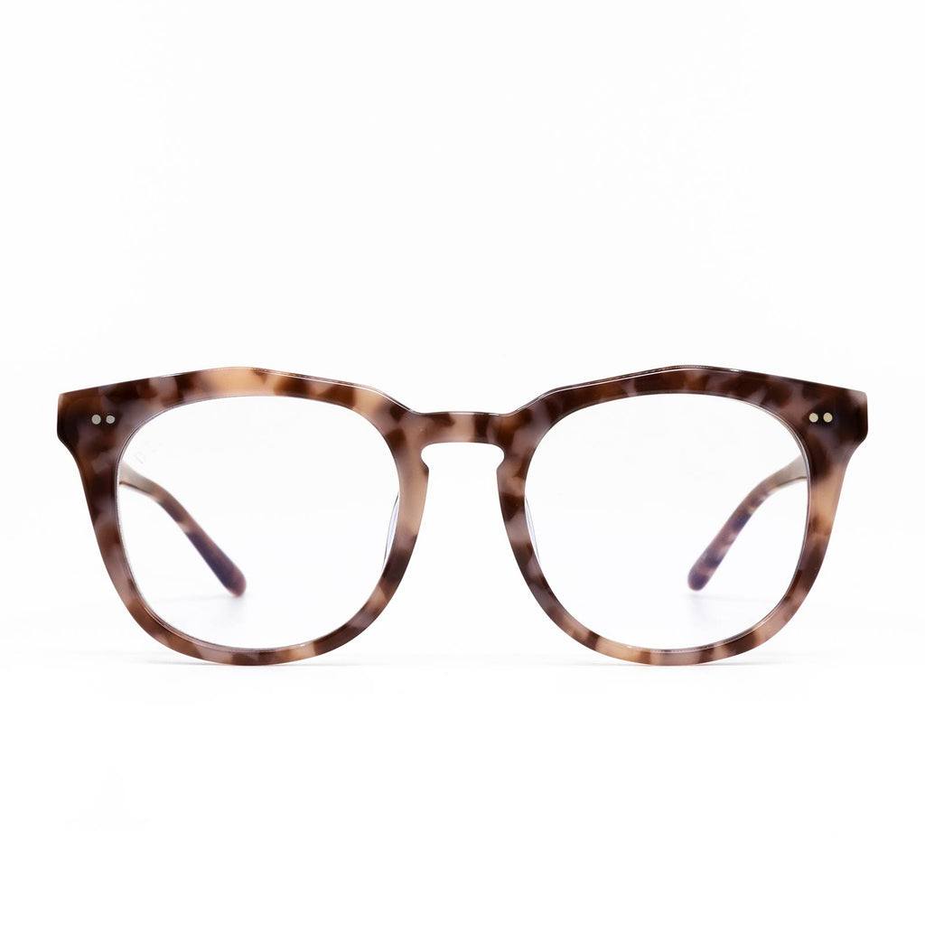 WESTON PLUM TORTOISE + CLEAR GLASSES DIFF Eyewear