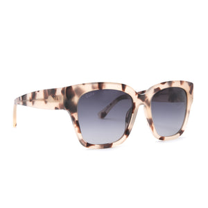 BELLA II - CREAM TORTOISE + GREY GRADIENT SUNGLASSES