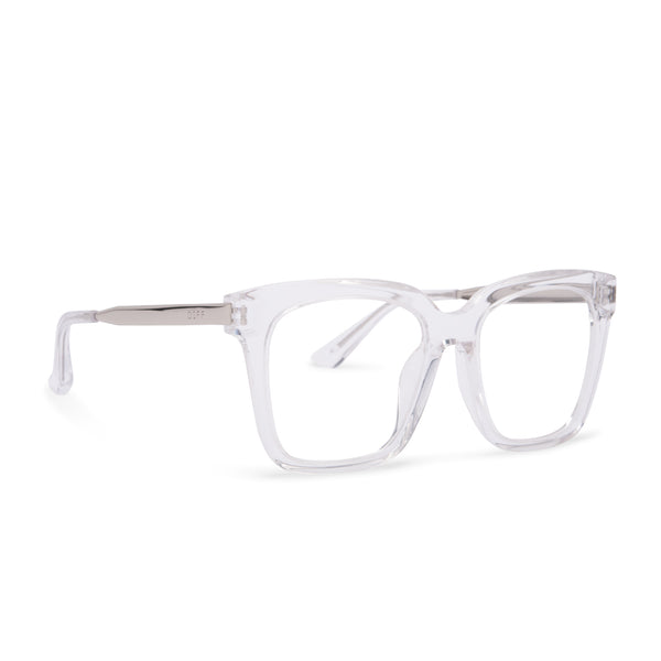 bella - clear crystal + blue light technology glasses 1