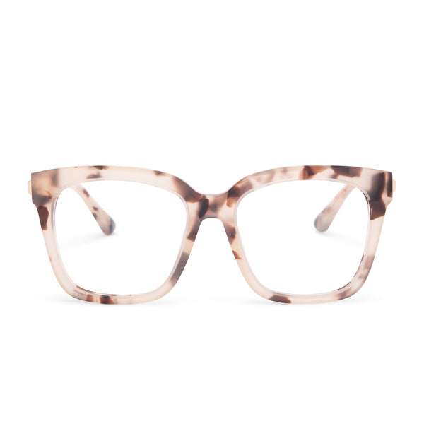 Color swatch for BELLA - CREAM TORTOISE + BLUE LIGHT TECHNOLOGY GLASSES
