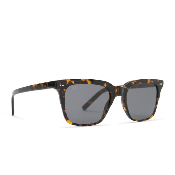 billie - shadow tortoise + grey polarized sunglasses 2
