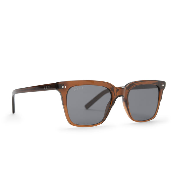 billie - whiskey + grey polarized sunglasses 3
