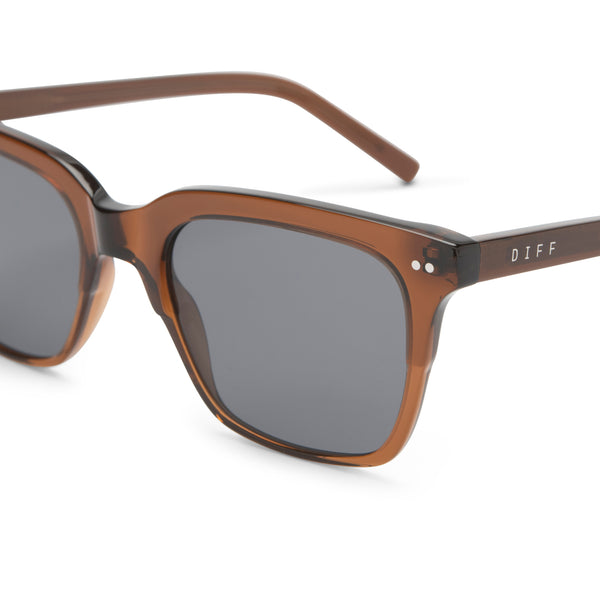 billie - whiskey + grey polarized sunglasses 4
