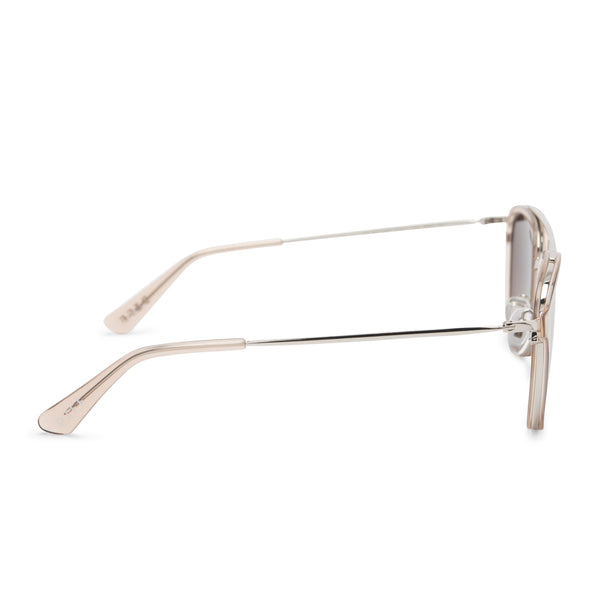 camden - vintage crystal + brown gradient polarized sunglasses 4