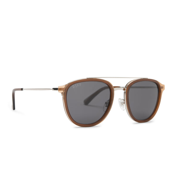 camden - whiskey + grey polarized sunglasses 2