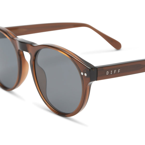 cody - whiskey + grey polarized sunglasses 3