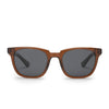 Color swatch for colton - black + grey polarized sunglasses