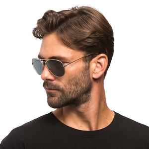 Diff cruz clearance matte gold aviators