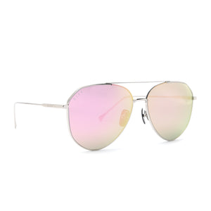 McIver Aviator Sunglasses Pink