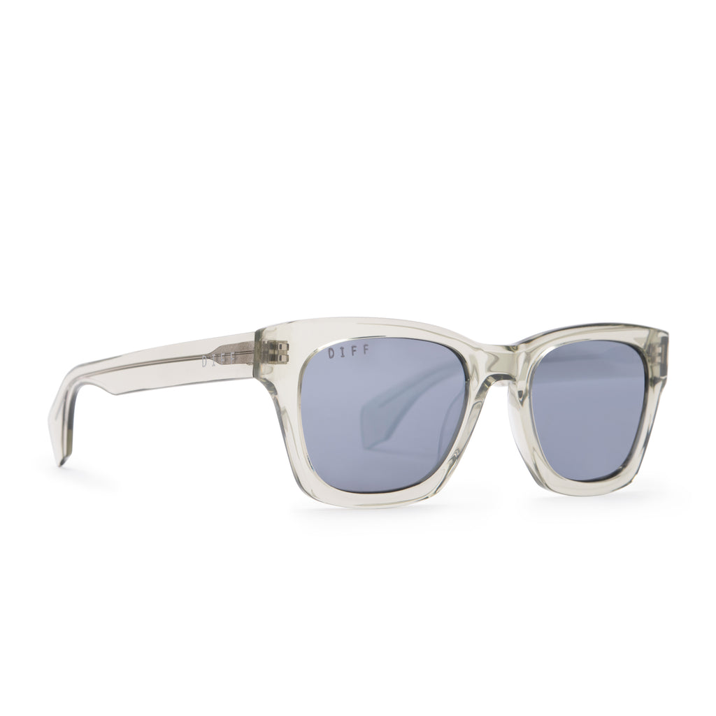 DEAN OLIVE CRYSTAL + GREY MIRROR SUNGLASSES DIFF Eyewear