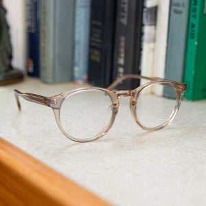Retro clear frame glasses deals