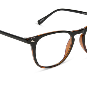 GRIFFIN BLACK TORTOISE + BLUE LIGHT READERS | DIFF Eyewear display picture 3
