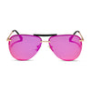 Color swatch for tahoe - pink rush metallic + pink rush mirror sunglasses