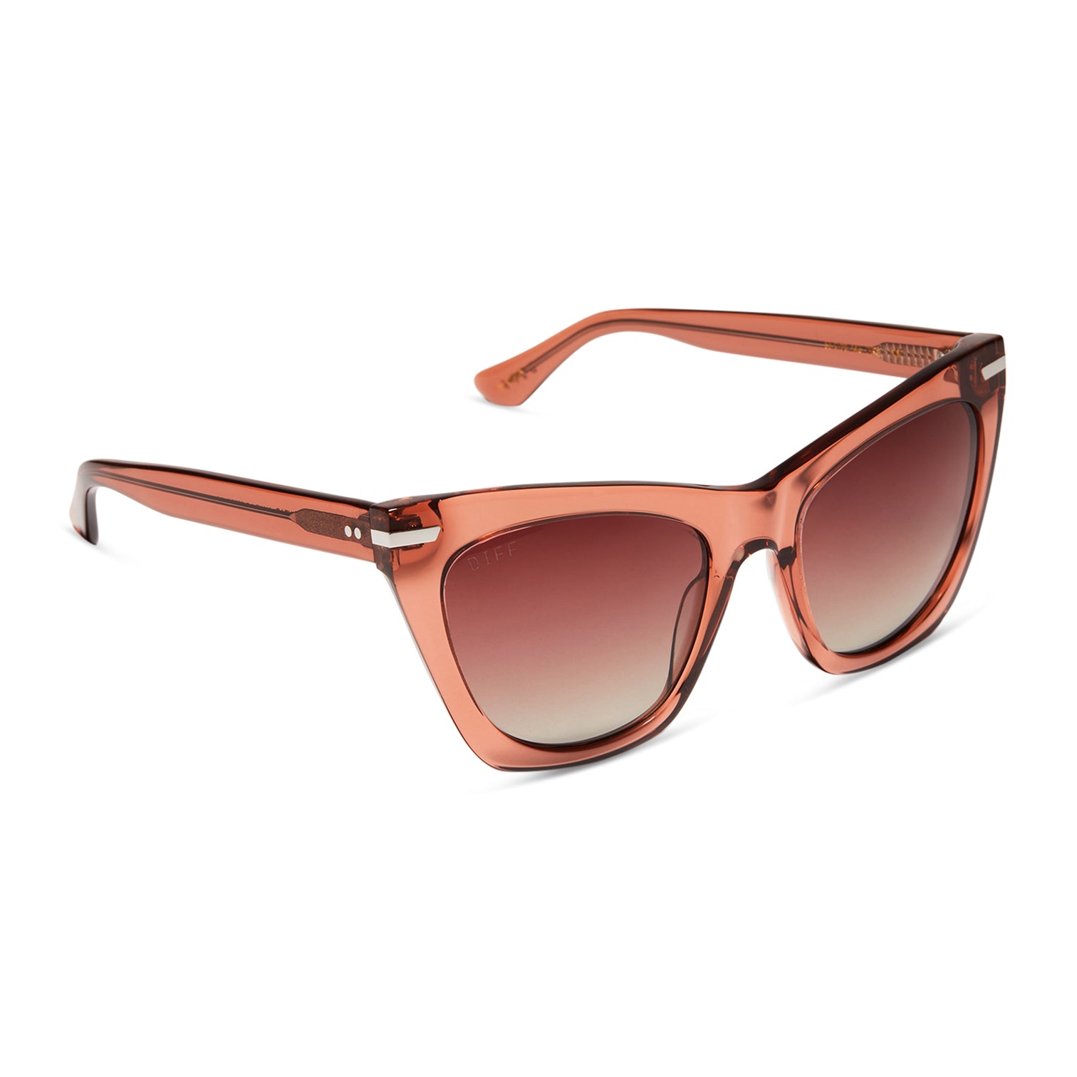 Alyssa Cateye Sunglasses Dusk & Dusk Gradient DIFF Eyewear