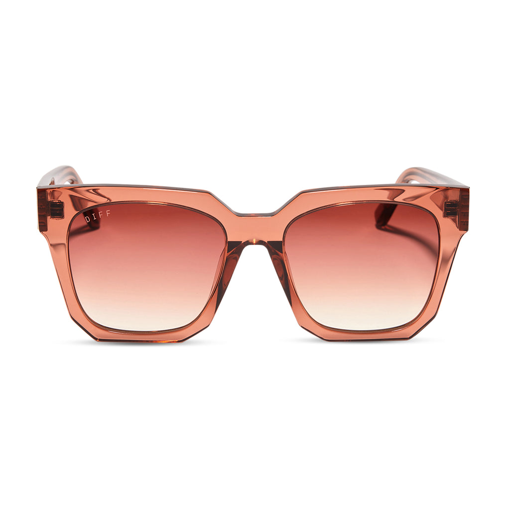Gemma Round Sunglasses, Dusk & Dusk Gradient