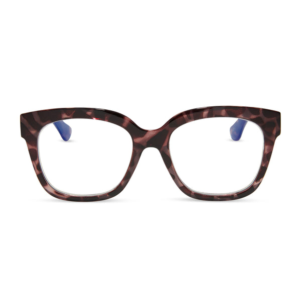 AVA CLEAR CRYSTAL + BLUE LIGHT READERS | DIFF Eyewear