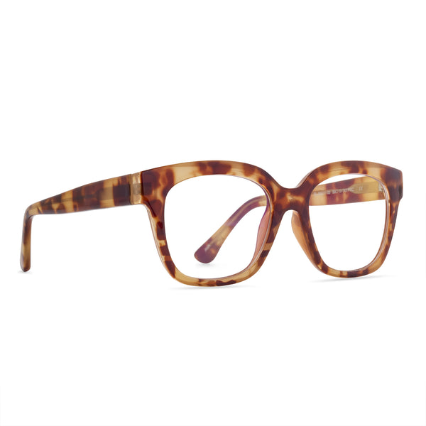 ava - solstice tortoise + blue light technology glasses 1