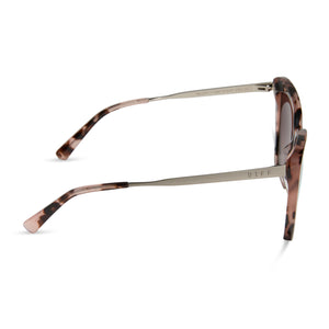 BECKY II - HIMALAYAN TORTOISE + TAUPE MIRROR POLARIZED SUNGLASSES