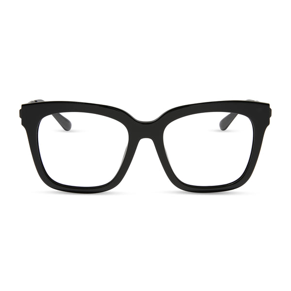 black dress glasses BELLA Color:Blushing_Pink UV400 protection 100% PC Features:Day to Night Sleeveless Dress Black House