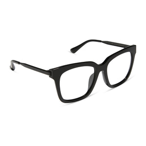 BELLA - BLACK + CLEAR GLASSES