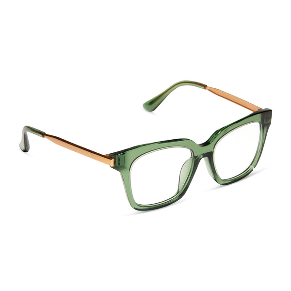 bella xs - sage crystal + prescription glasses 1