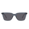 Color swatch for billie - matte black + blue mirror sunglasses