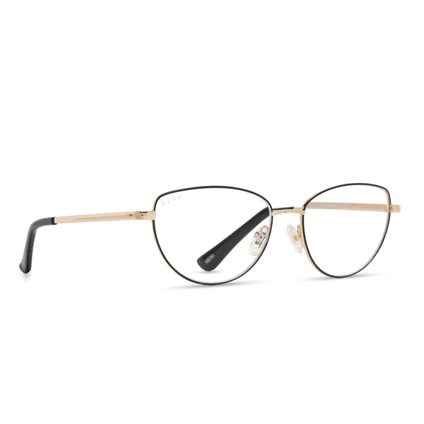 keri - black/gold + prescription glasses 1