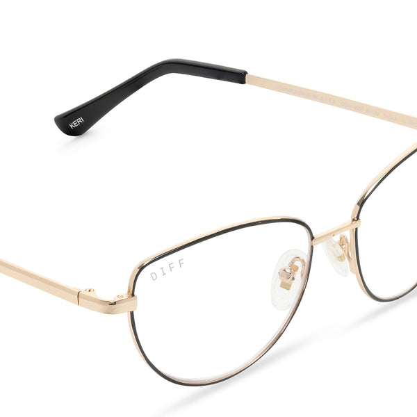 keri - black/gold + prescription glasses 3