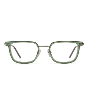 diff eyewear star wars boba fett olive green clear glasses front view