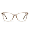 Color swatch for carina - amber tortoise + prescription glasses