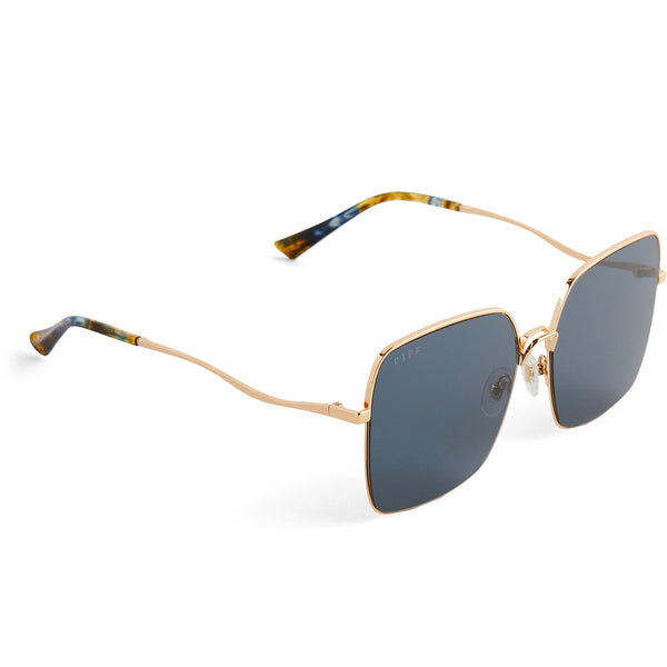 clara - gold + grey + polarized sunglasses 3