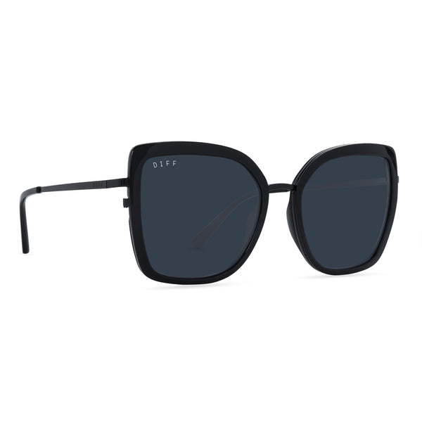 clarisse - black + grey sunglasses 2