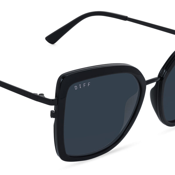 clarisse - black + grey sunglasses 4