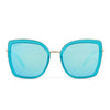 Color swatch for clarisse - black + grey sunglasses