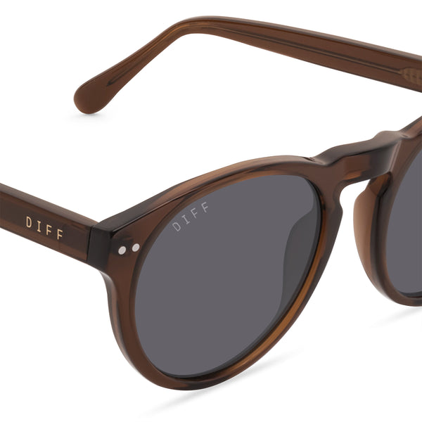 cody xl - whiskey crystal + grey polarized sunglasses 3