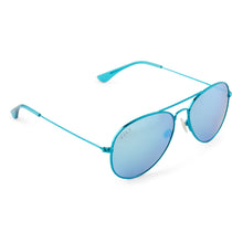 Turquoise mirrored aviator sunglasses new arrivals