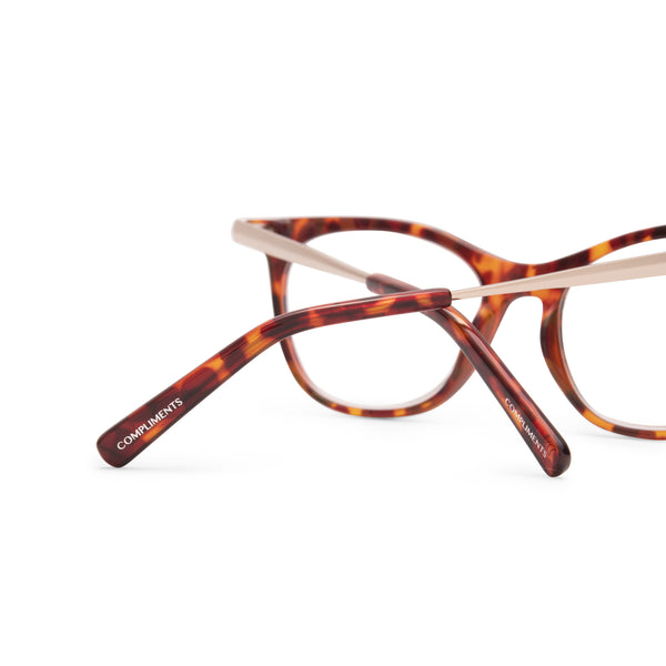 darcy - amber tortoise + blue light technology glasses 3