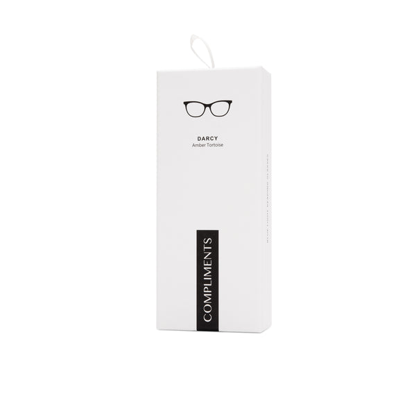 darcy - amber tortoise + blue light technology glasses 5