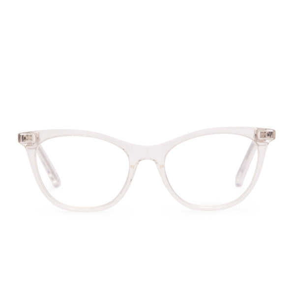 darcy - clear crystal + blue light technology glasses