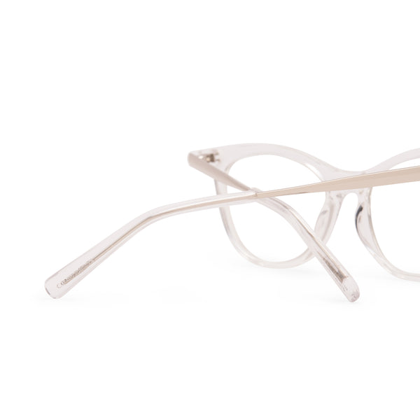 darcy - clear crystal + blue light technology glasses 3
