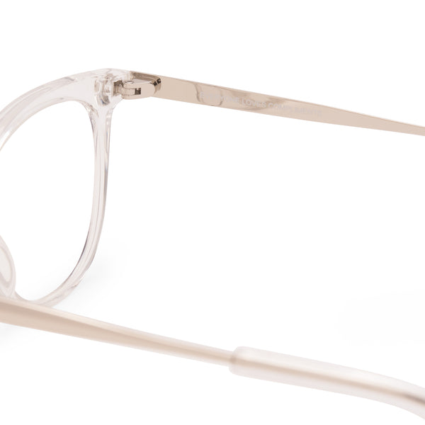 darcy - clear crystal + blue light technology glasses 4