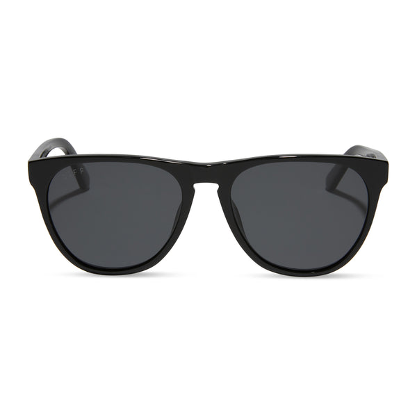 darren - black + grey polarized sunglasses