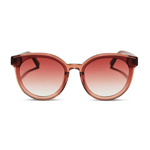 Gemma Round Sunglasses, Dusk & Dusk Gradient