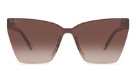 swatch for GOLDIE - ESPRESSO TORTOISE + BROWN GRADIENT SUNGLASSES