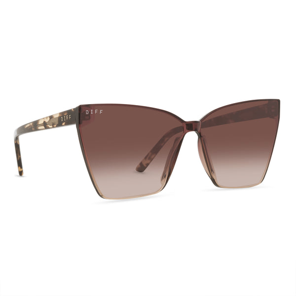 goldie - espresso tortoise + brown gradient sunglasses 2