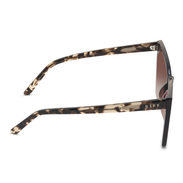 goldie - espresso tortoise + brown gradient sunglasses 3
