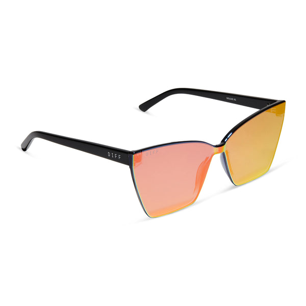 goldie xs - black + sunset mirror sunglasses 1