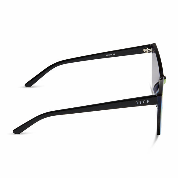 goldie xs - black + sunset mirror sunglasses 2